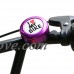AuPHX Bicycle Bell -I Love My Bike I Like My Bike Bike Horn - Loud Aluminum Bike Ring Mini Bike Accessories for Adults Men Women Kids Girls Boys Bikes (Purple) - B07F8M8R1D